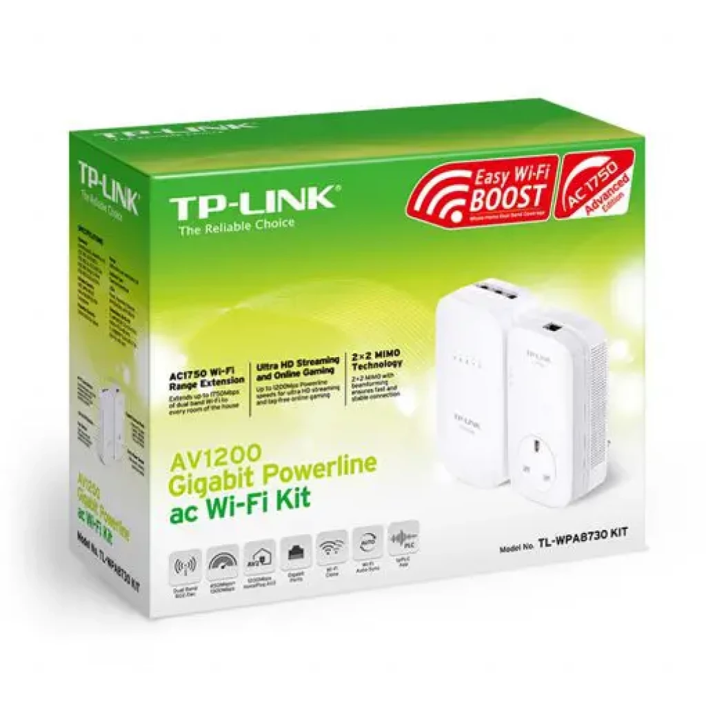 پاورلاین وایرلس AC تی پی لینک TL-WPA8730 KIT
